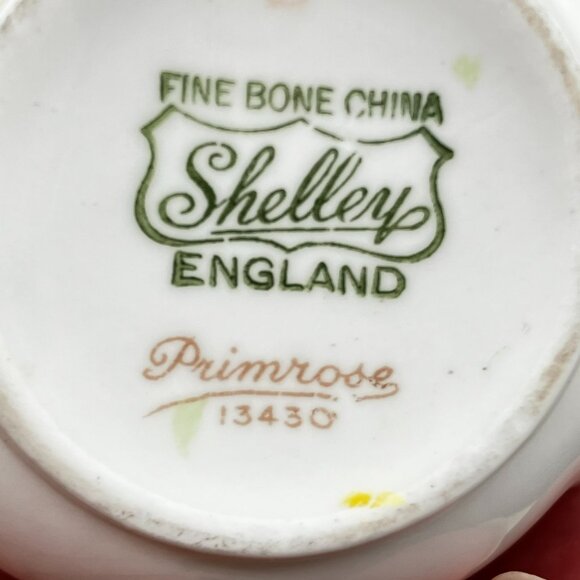 Vintage 1940-1966 Shelley England Primrose Fine Bone China Cup and Saucer - Picture 8 of 11
